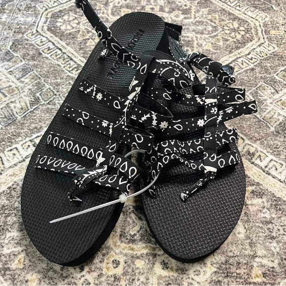 REVOLVE Arizona Love Trekky Flat Spartiate Sandals Sz 12 US - Picture 4 of 9